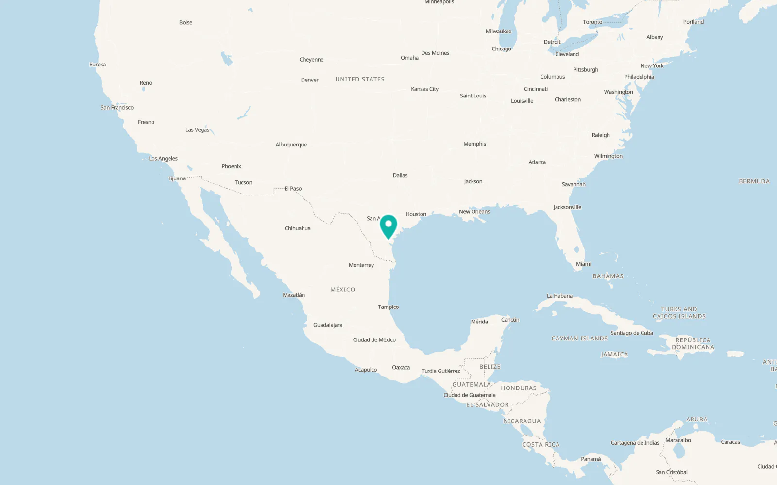 Map of Kingsville