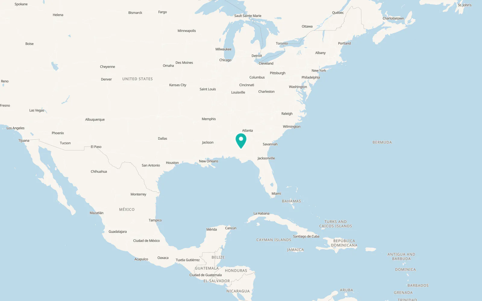 Map of Kinsey