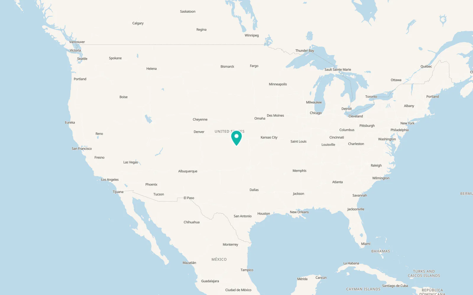 Map of Kinsley