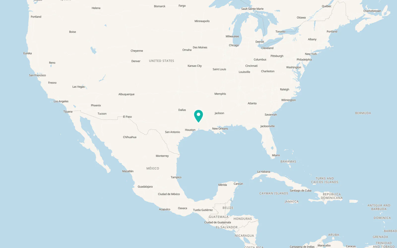 Map of Kirbyville