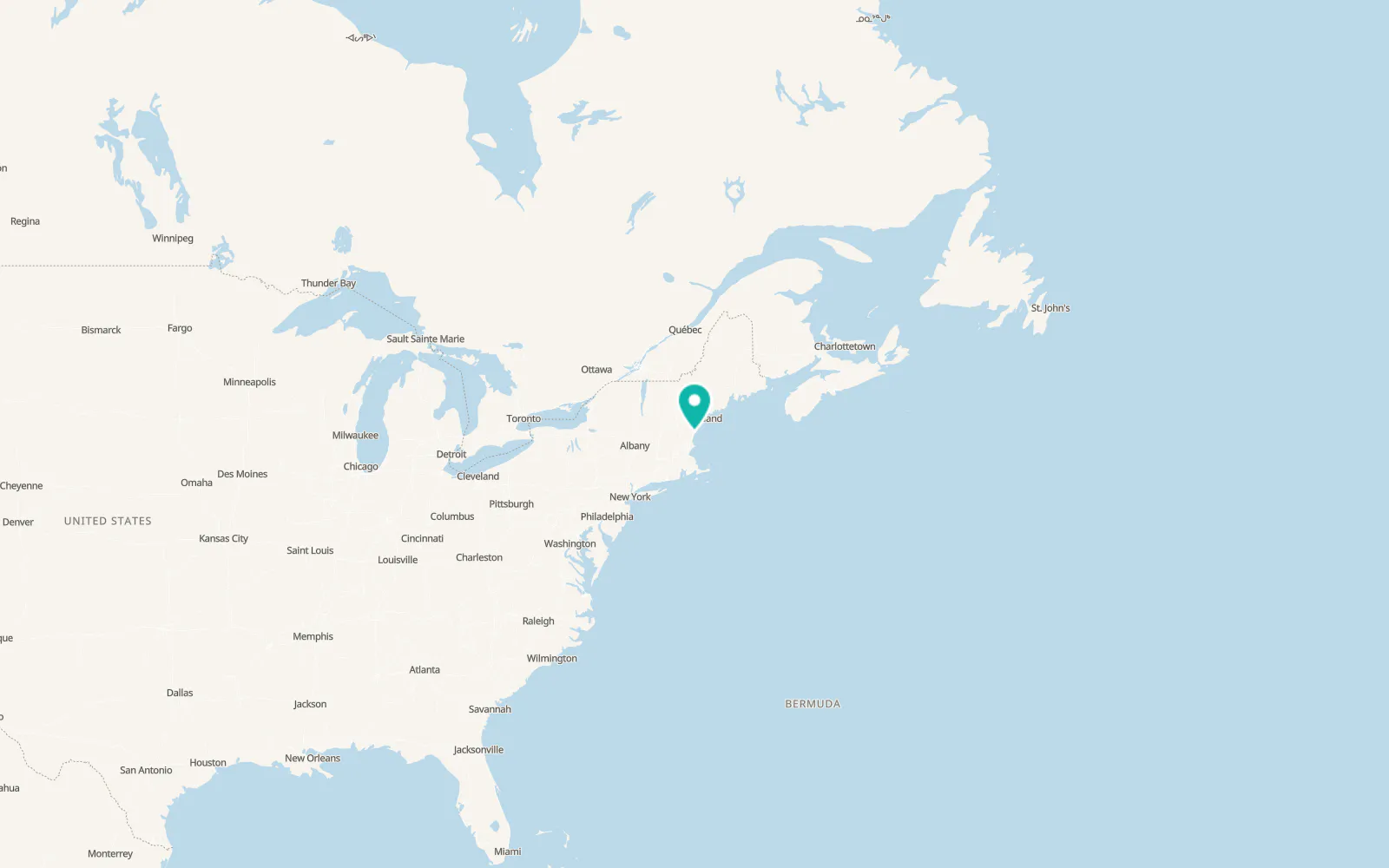 Map of Kittery