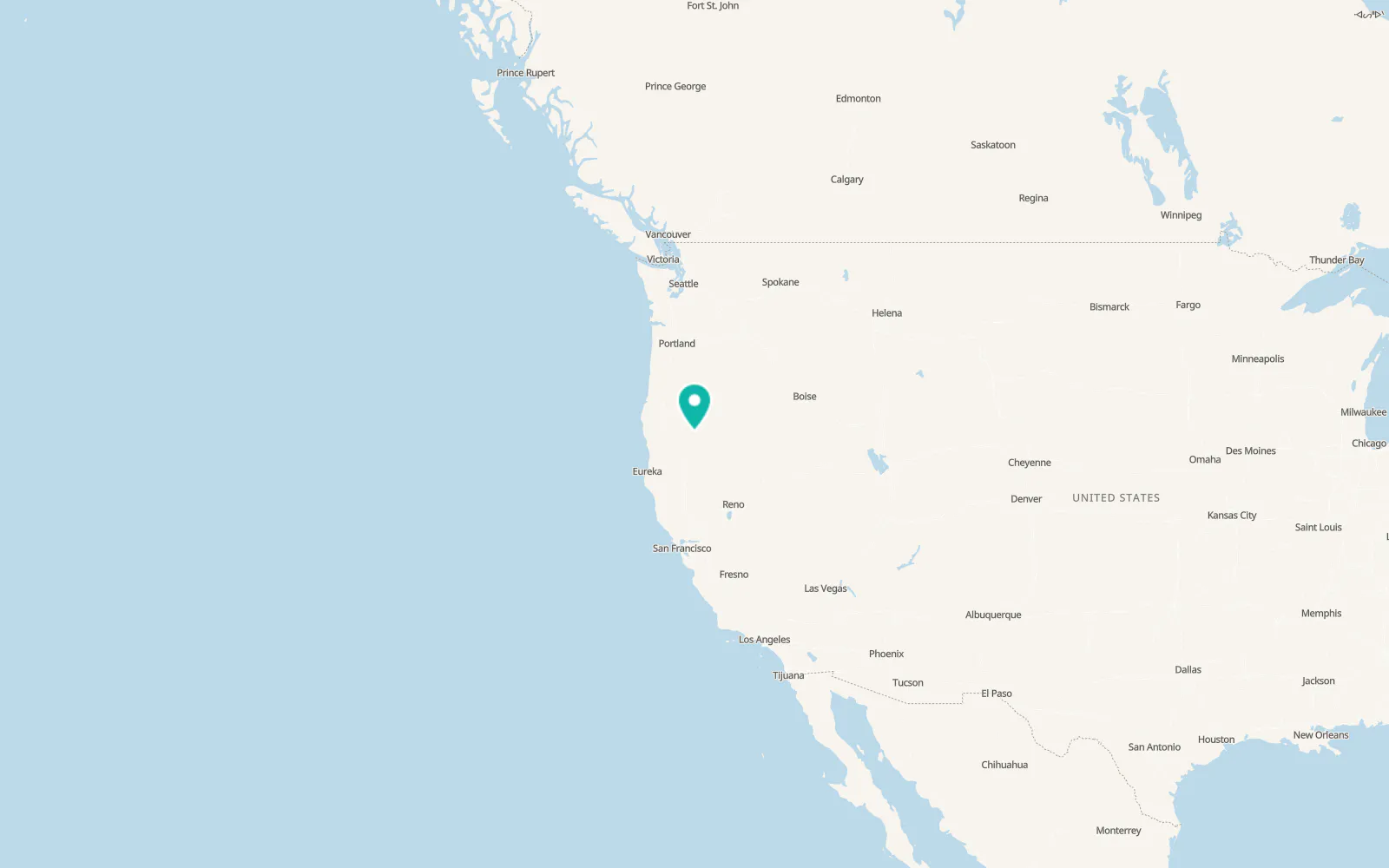 Map of Klamath Falls