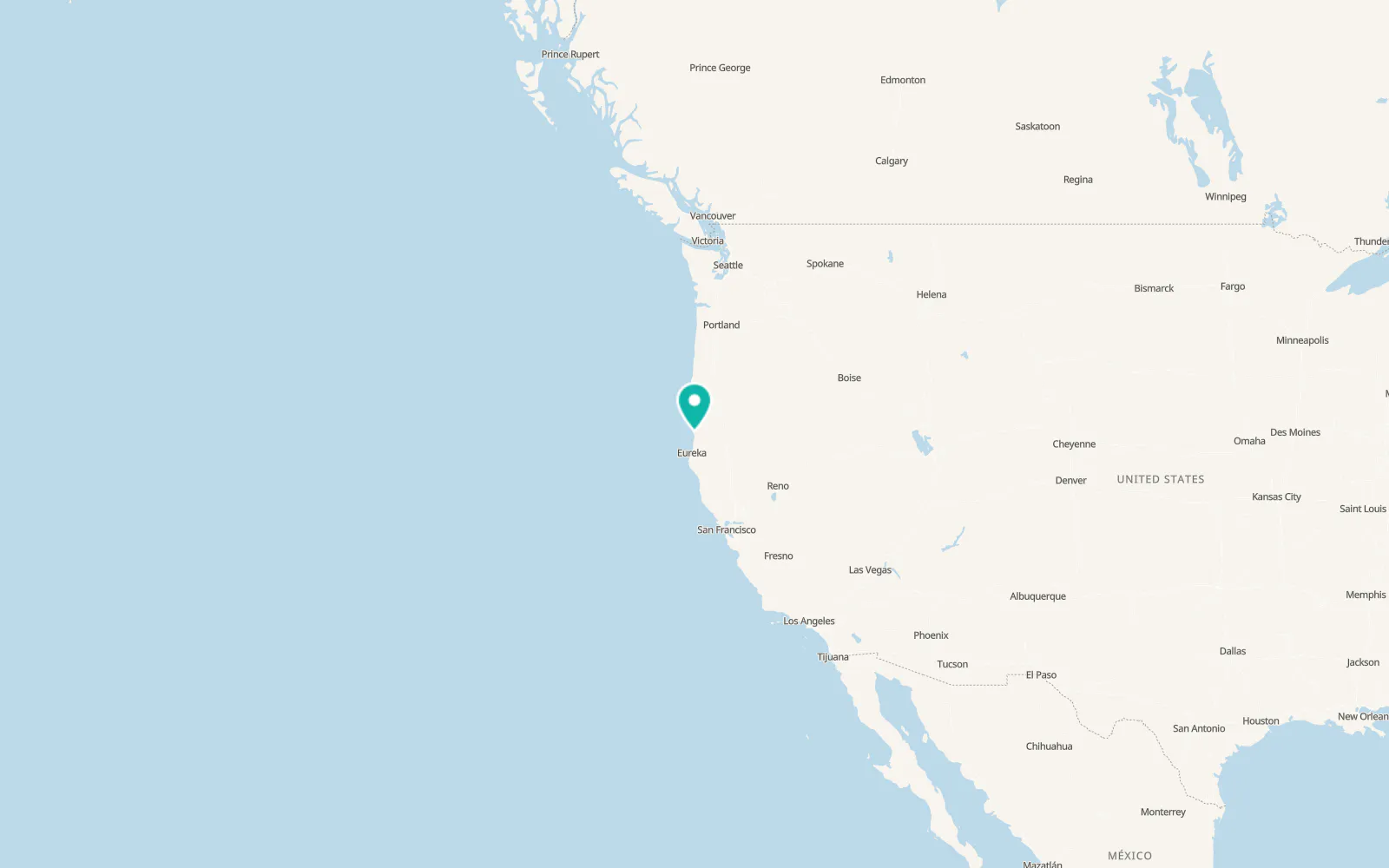 Map of Klamath