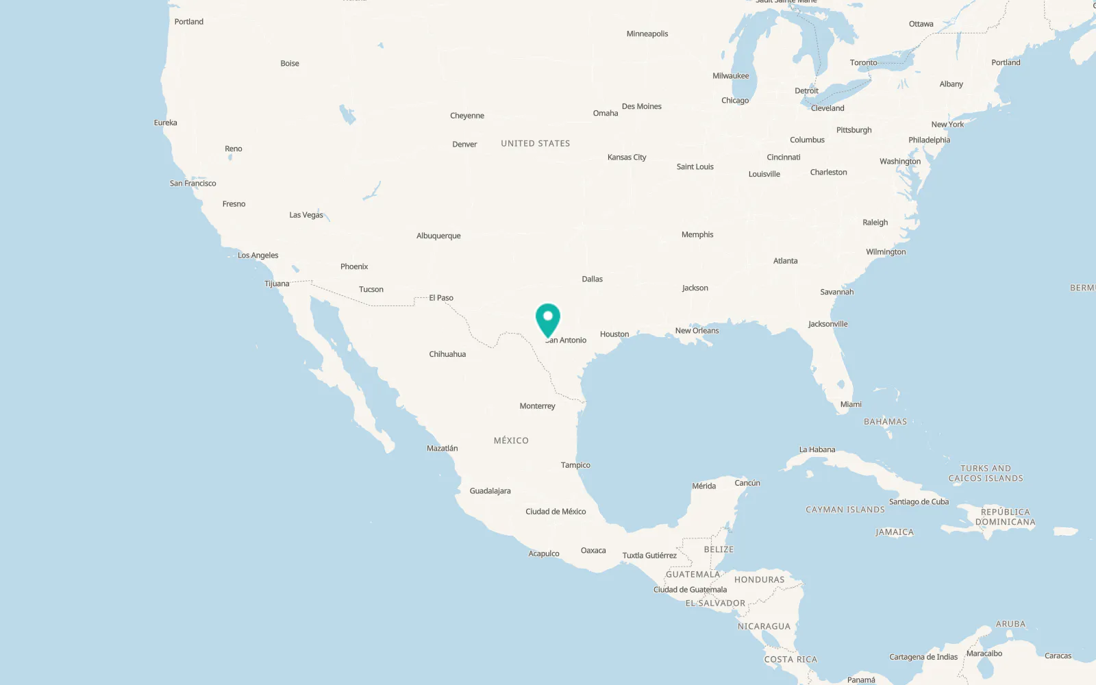 Map of Knippa