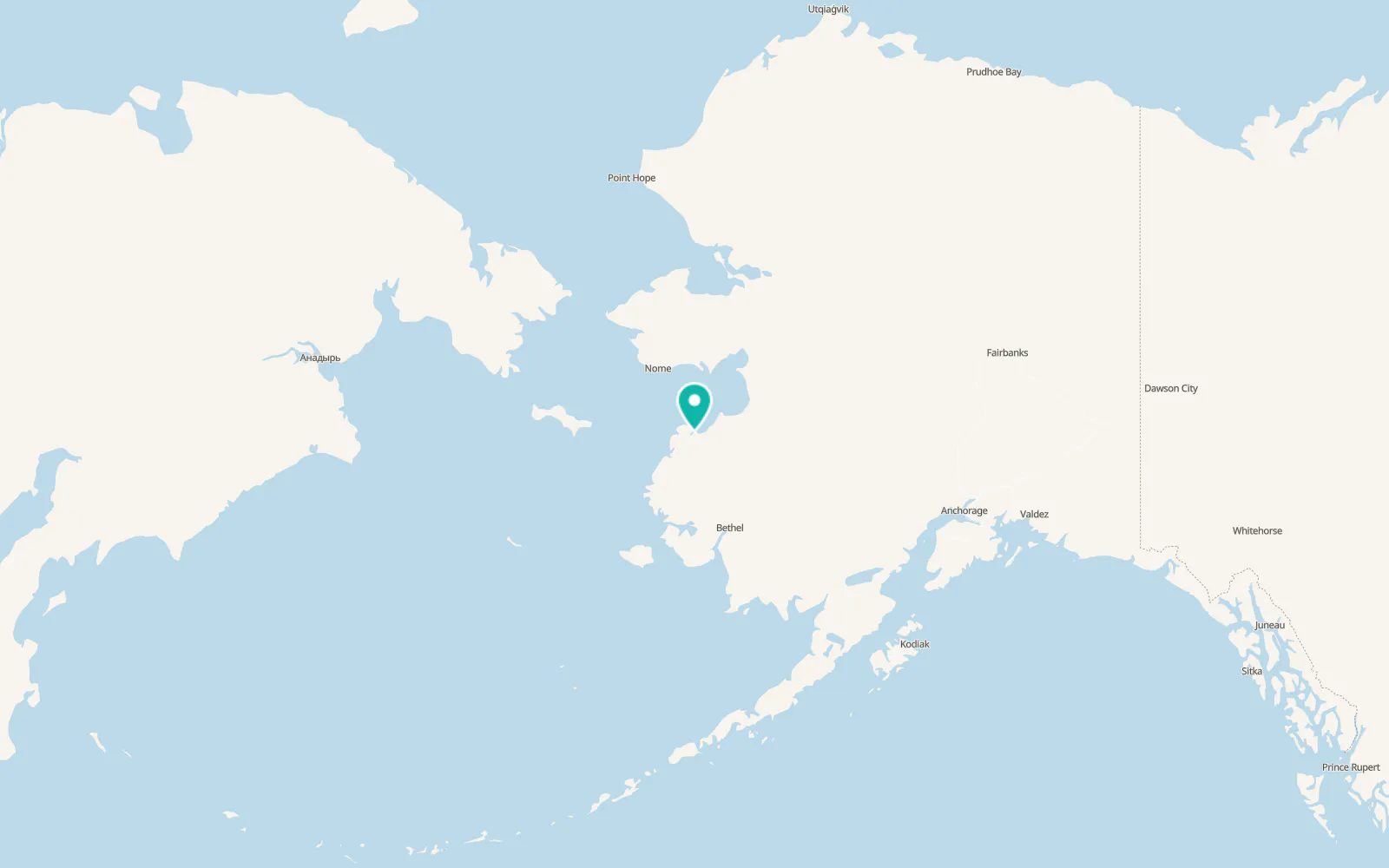 Map of Kotlik