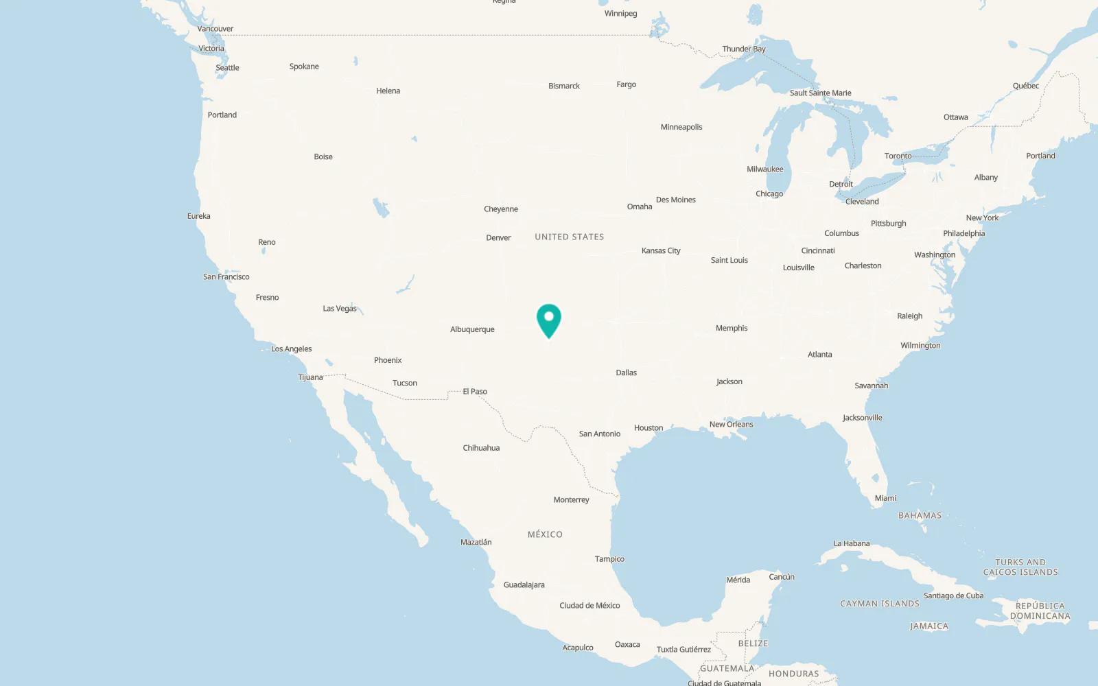 Map of Kress