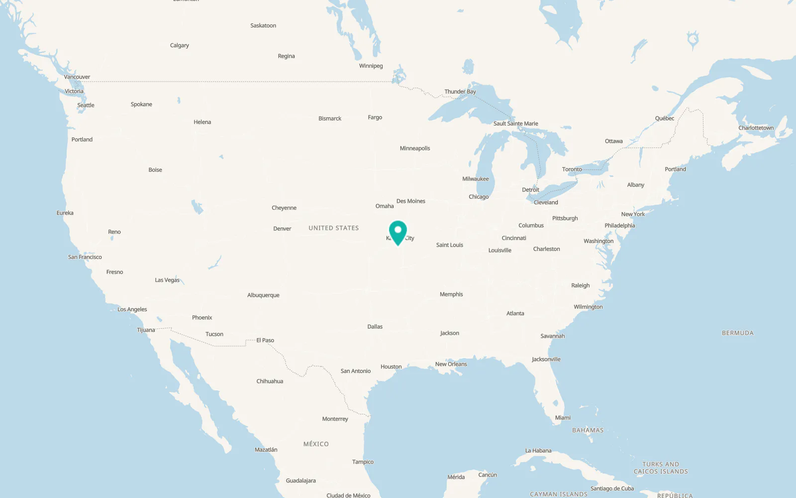 Map of La Cygne