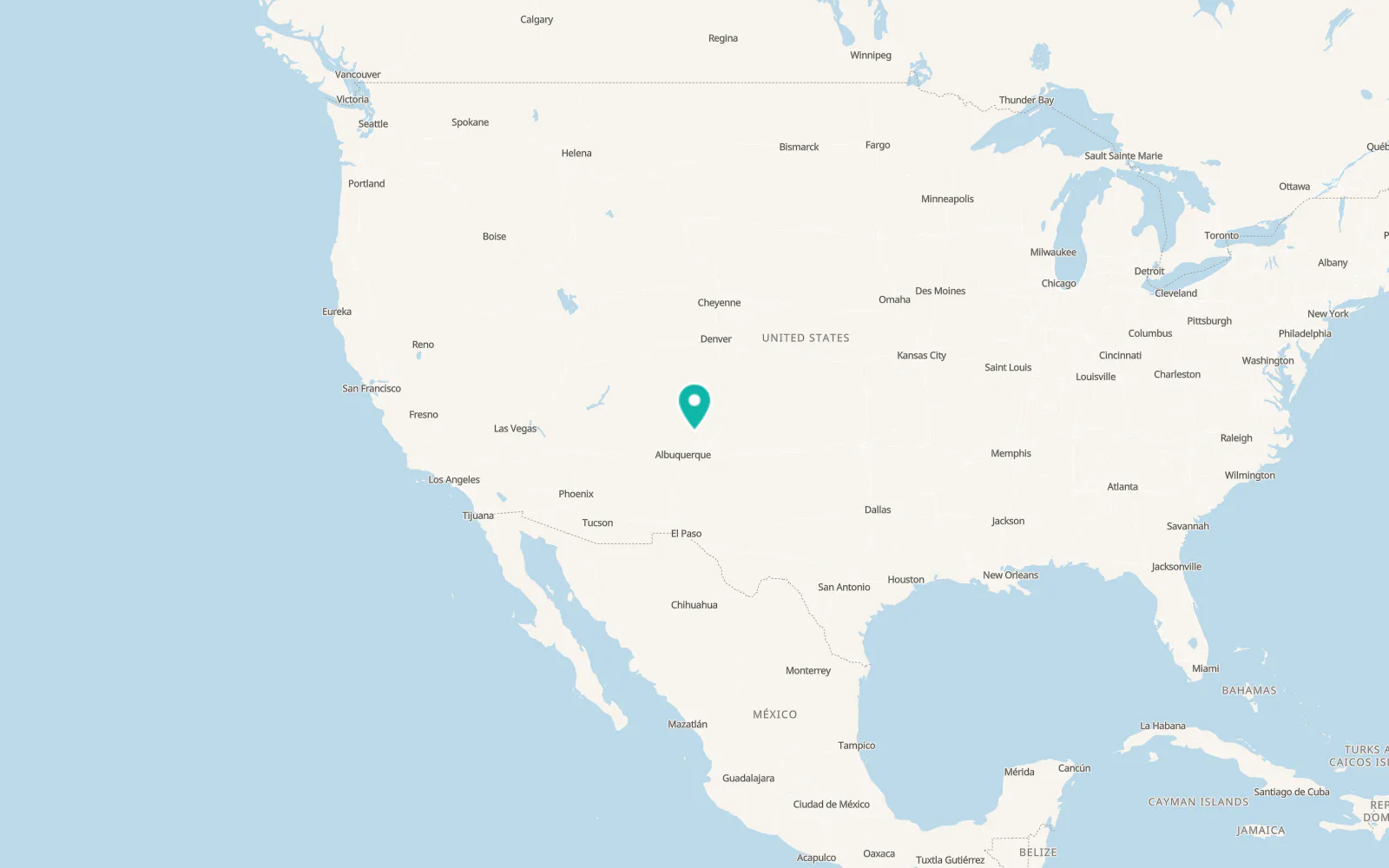 Map of La Mesilla