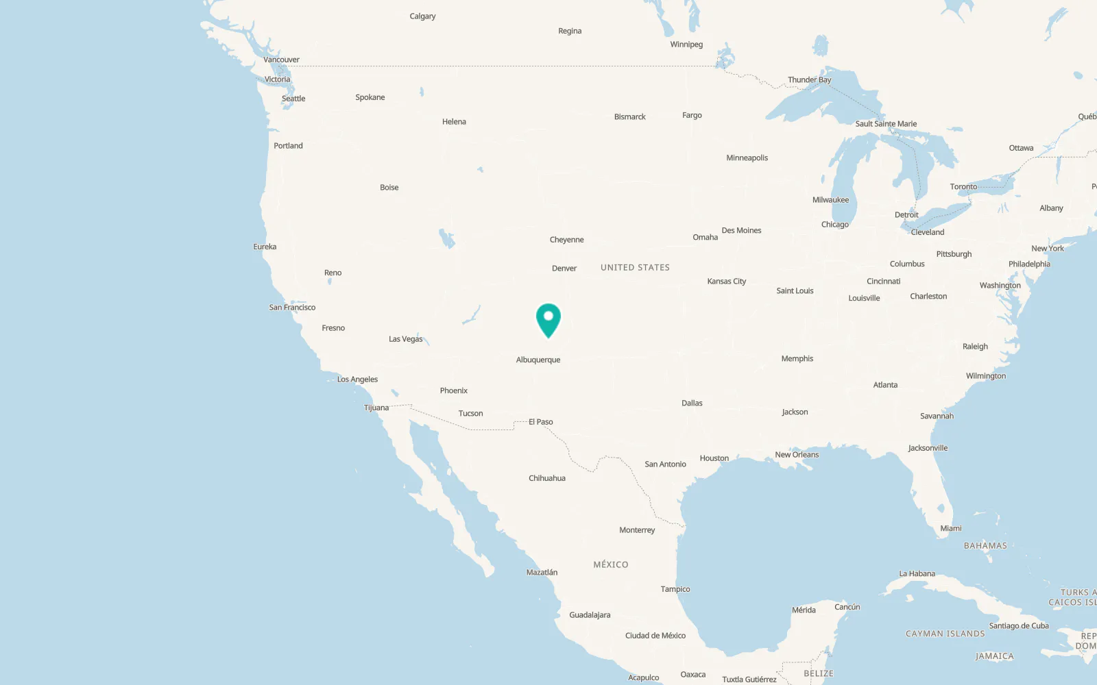 Map of La Puebla