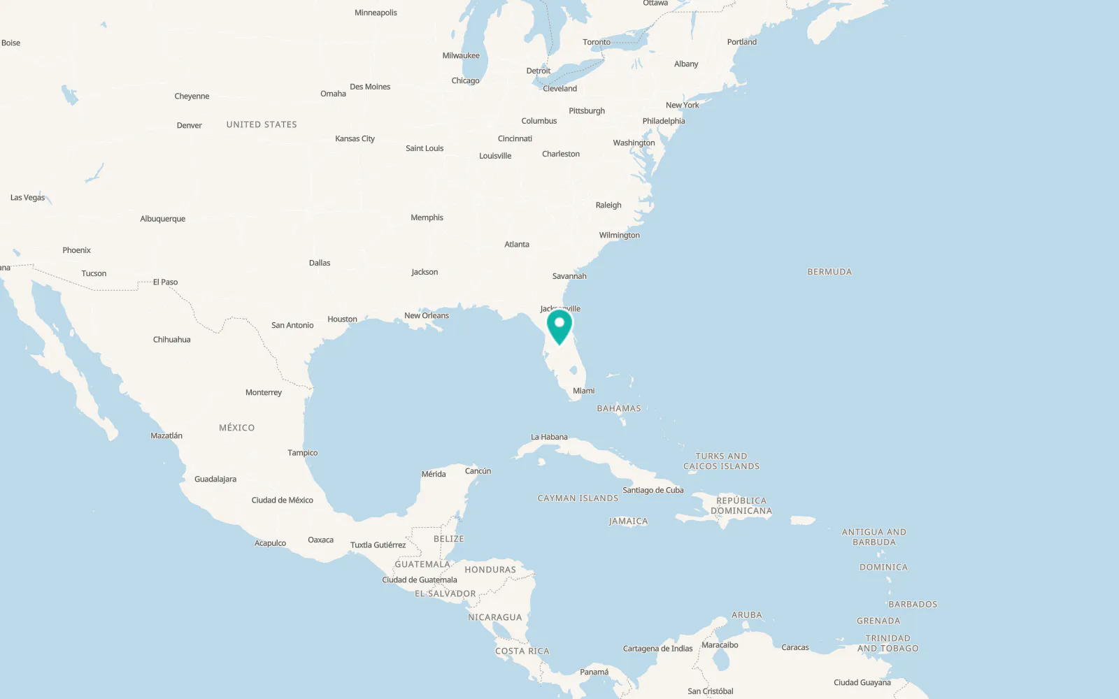 Map of Lake Alfred
