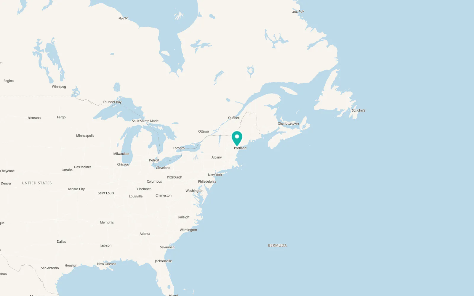 Map of Lake Arrowhead