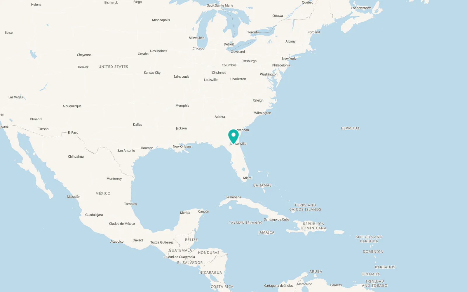 Map of Lake Butler
