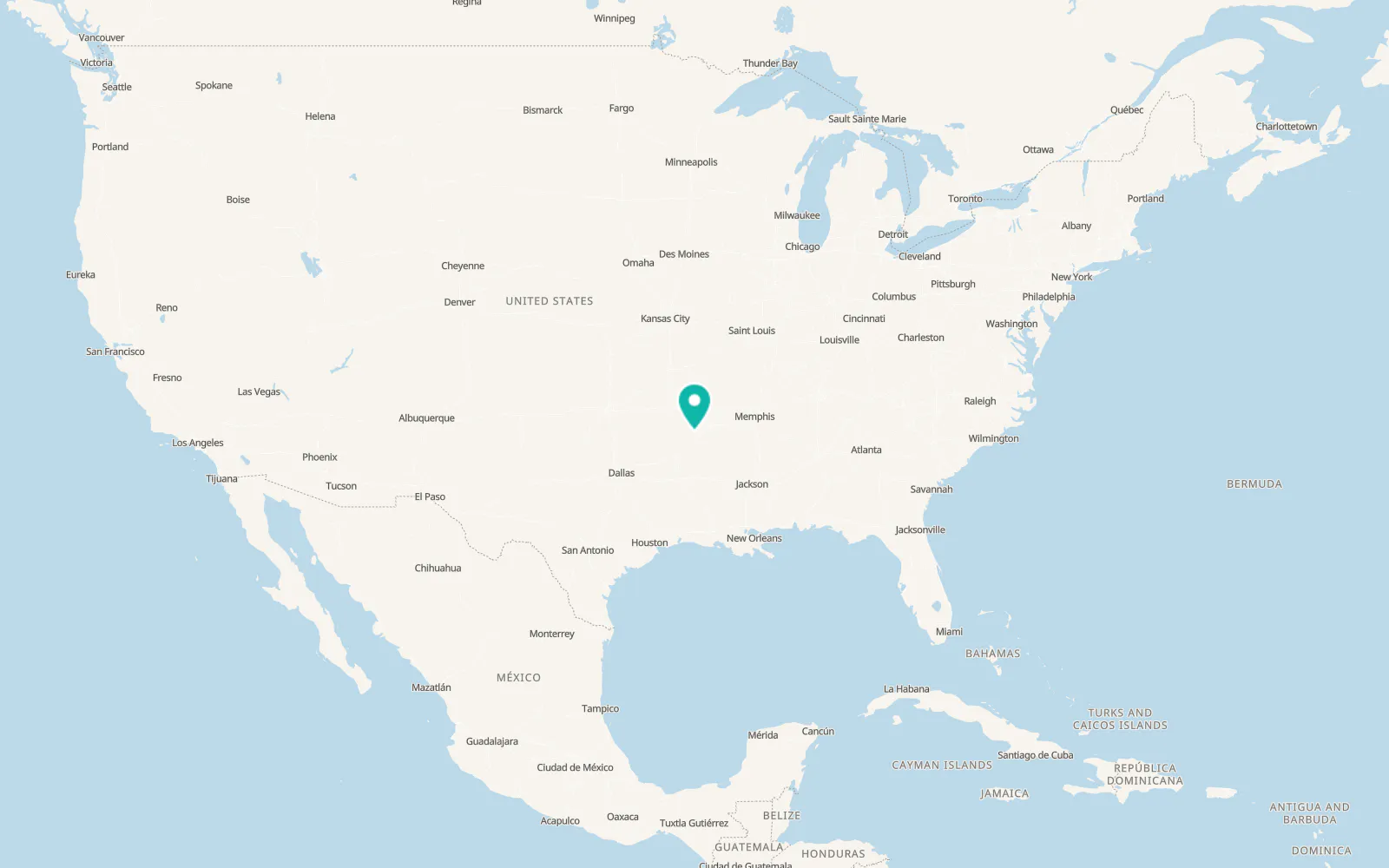 Map of Lake Hamilton