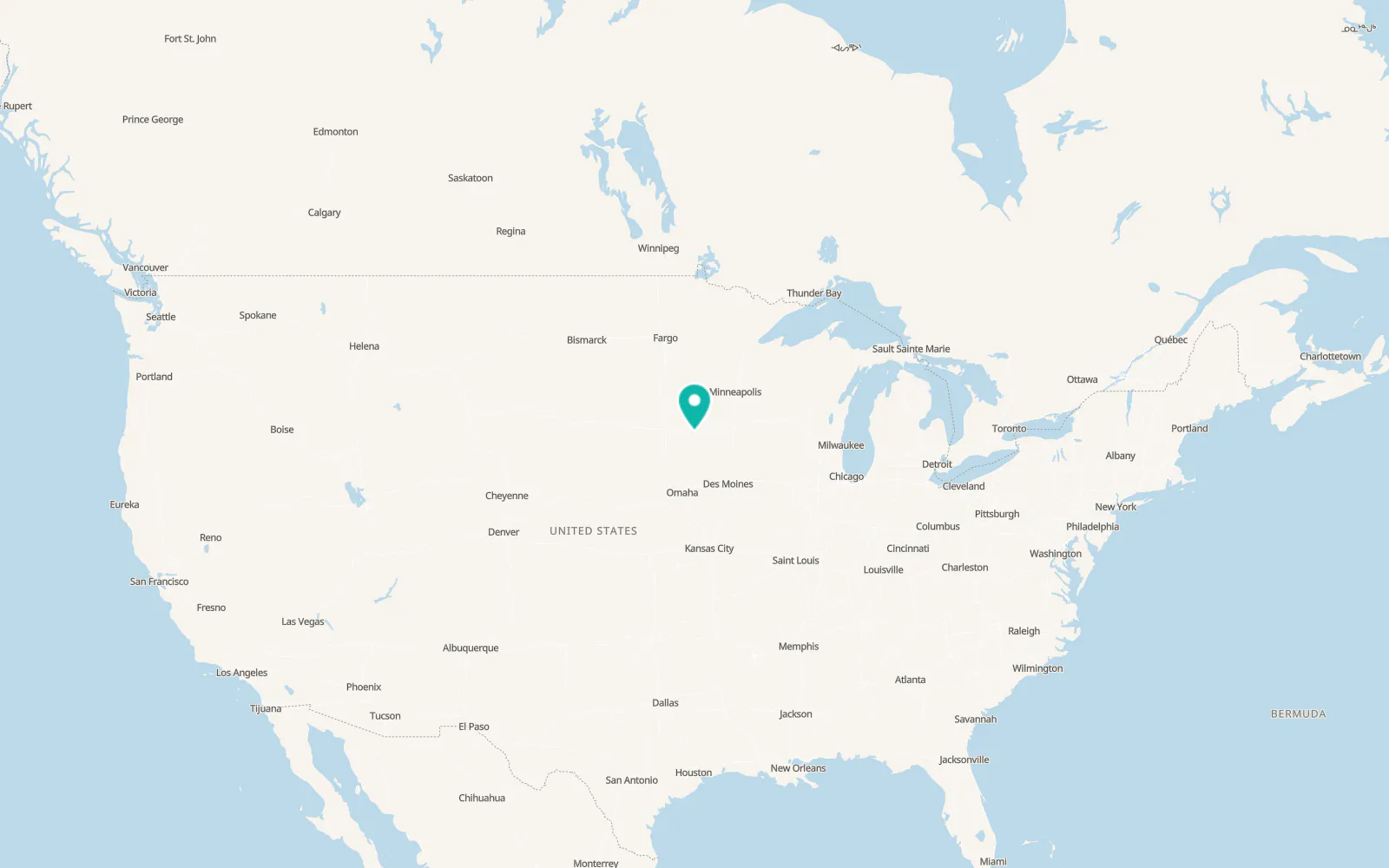 Map of Lake Park