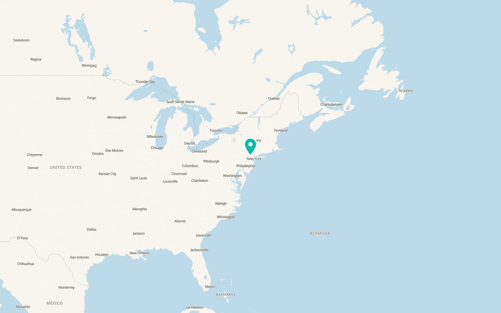 Map of Lake Telemark