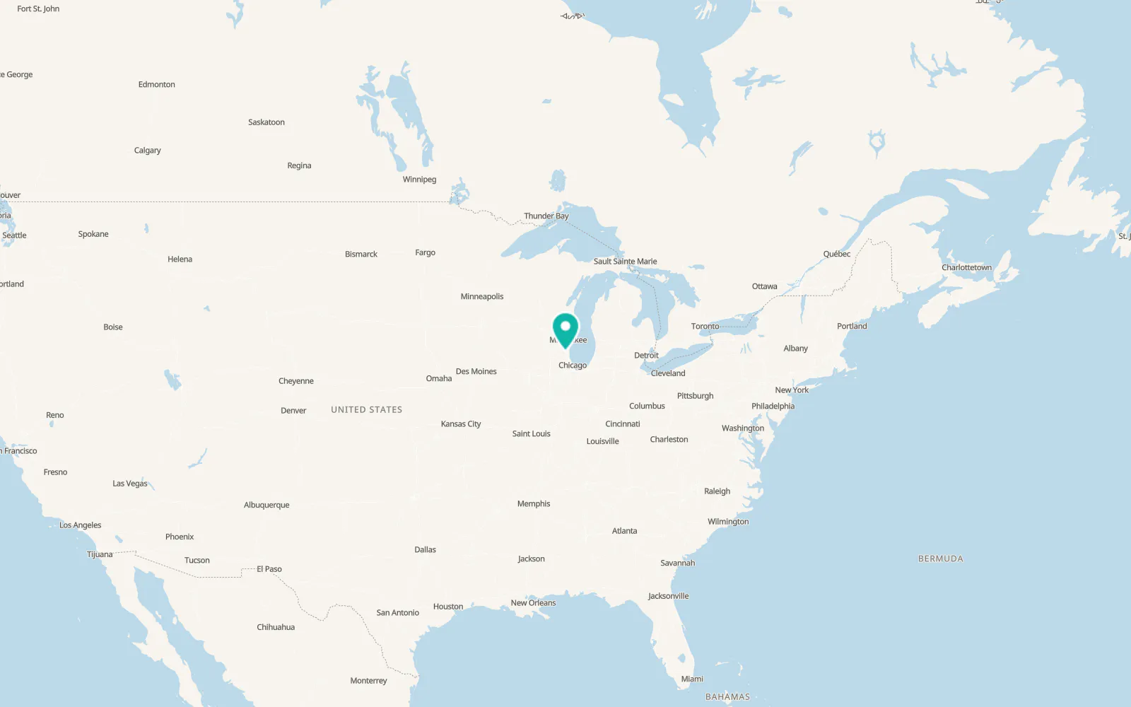 Map of Lake Villa