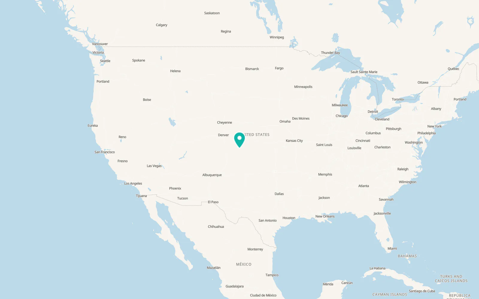 Map of Lamar