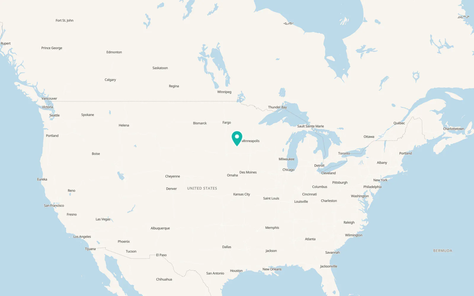 Map of Lamberton
