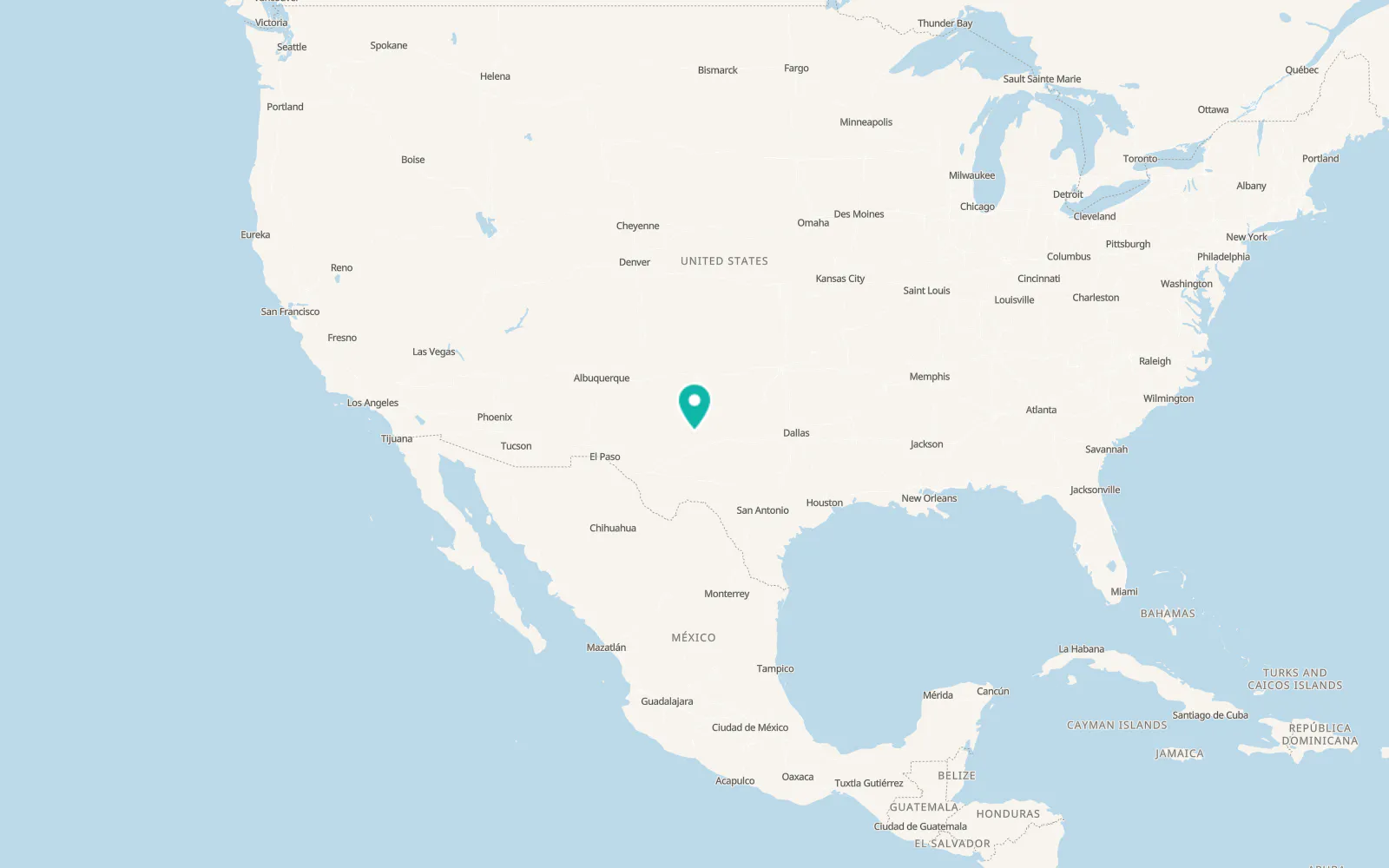 Map of Lamesa