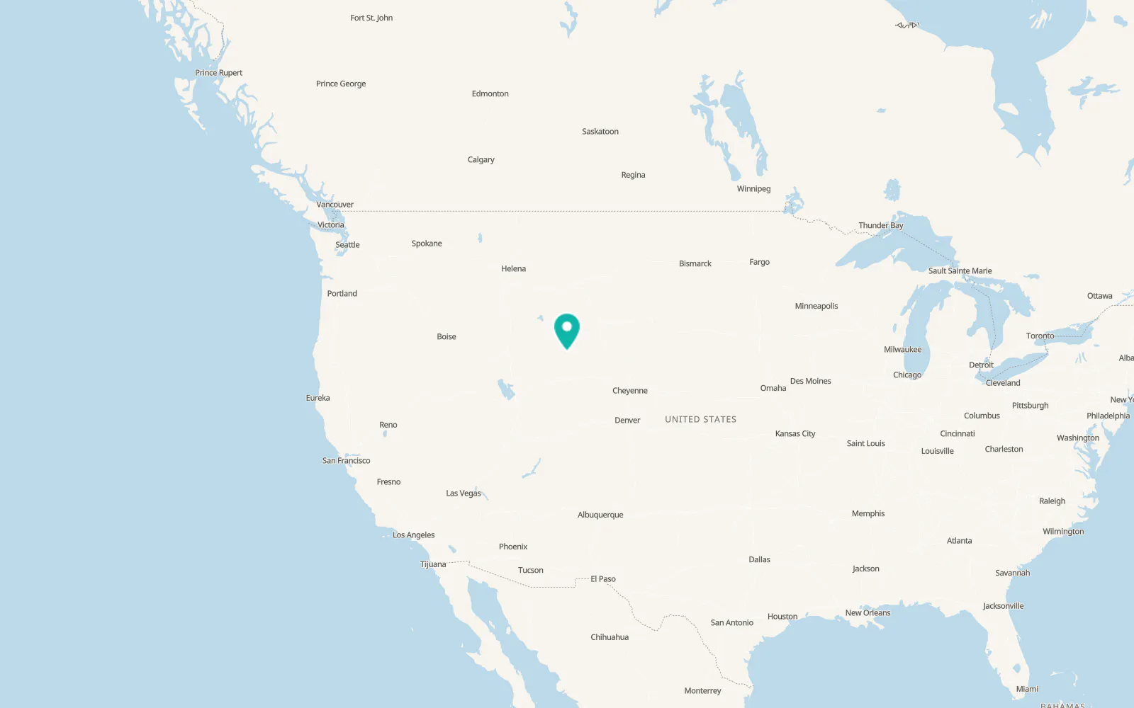 Map of Lander