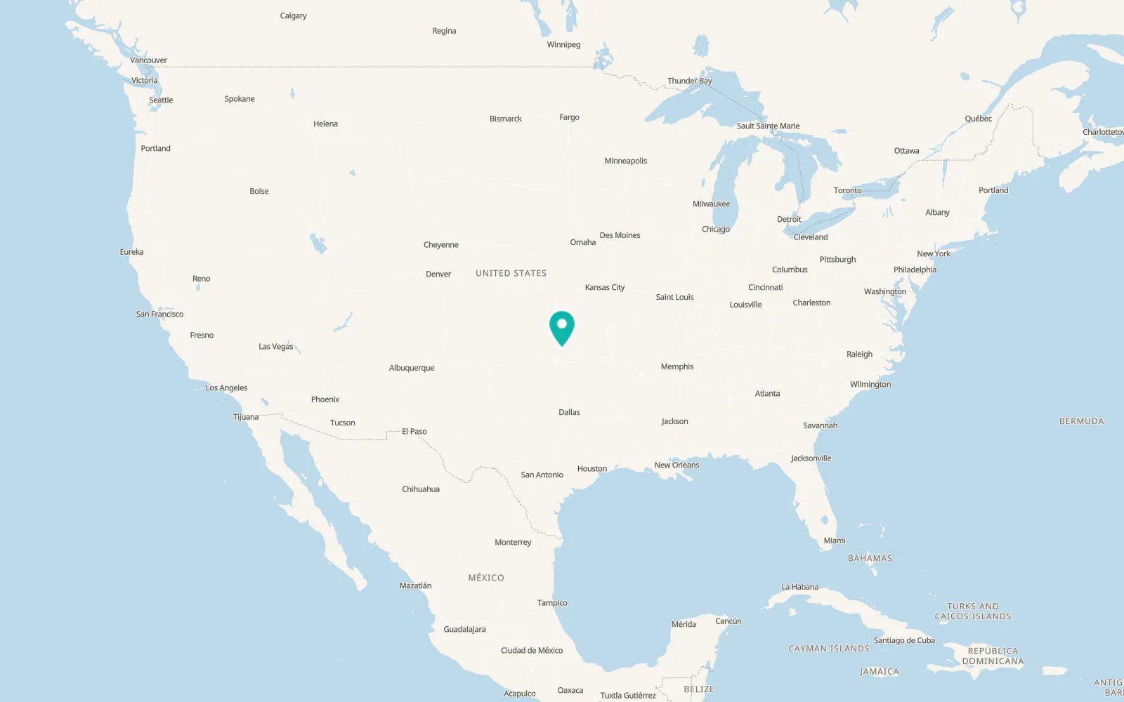 Map of Langston