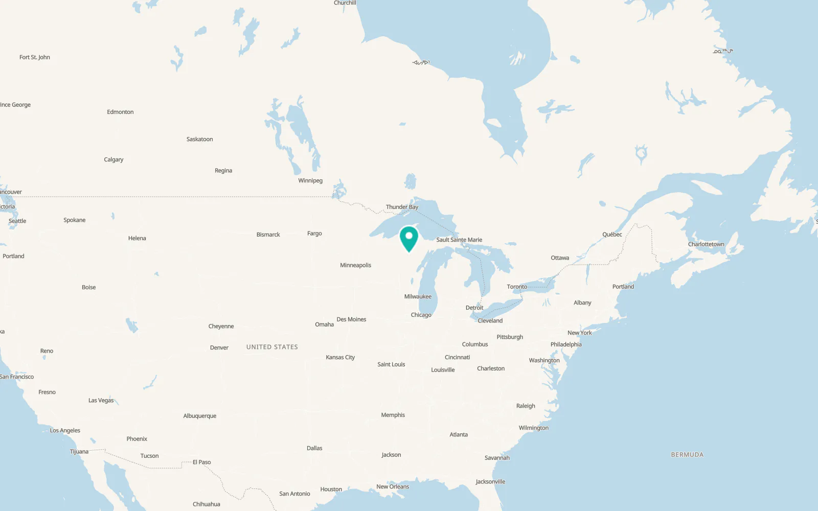 Map of Laona