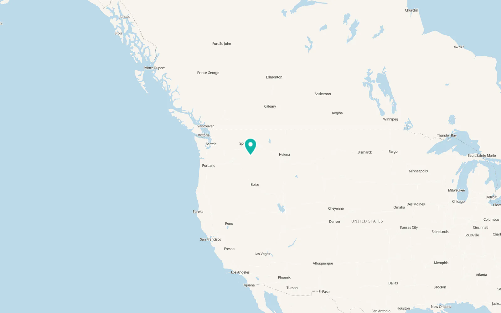 Map of Lapwai