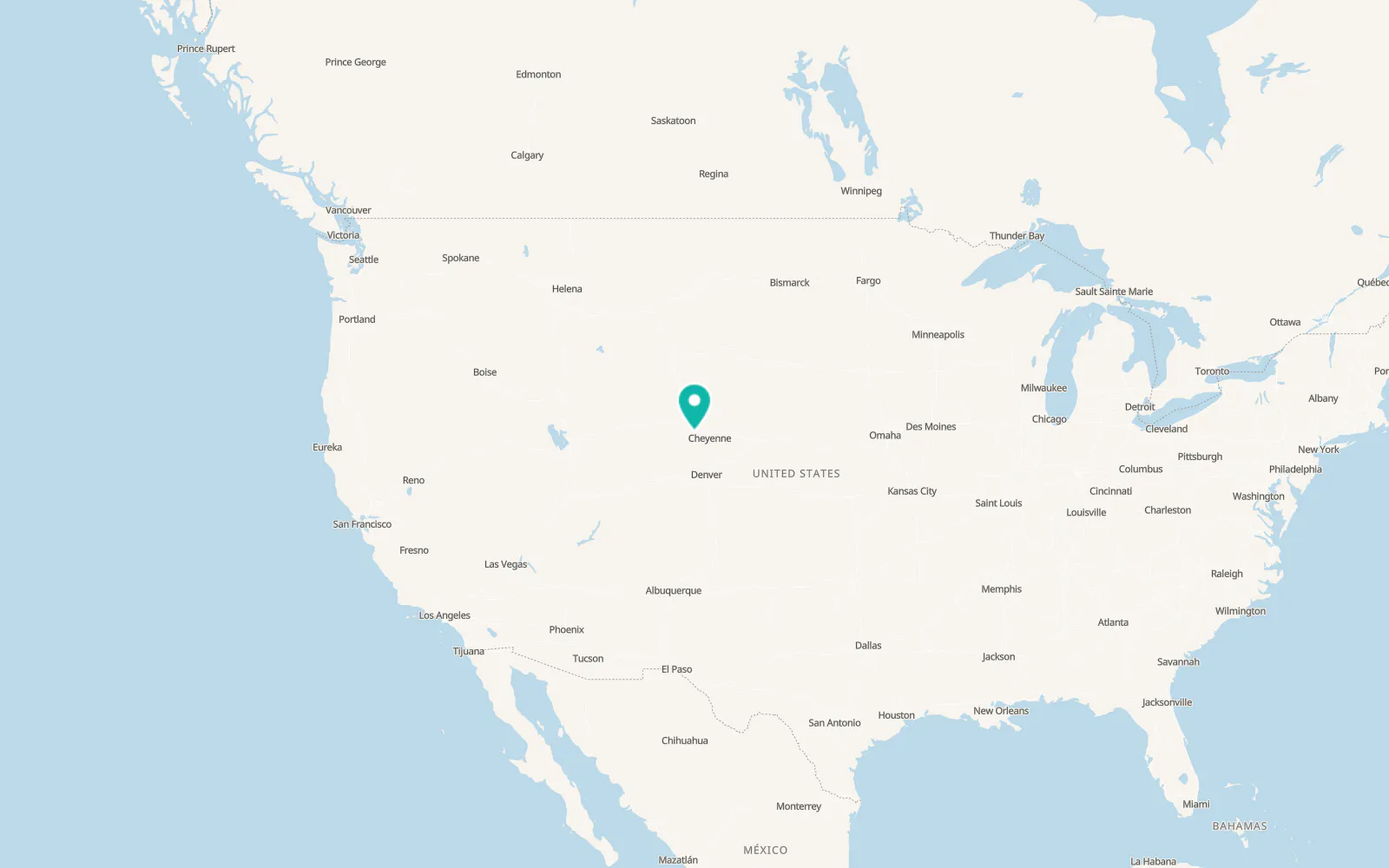 Map of Laramie