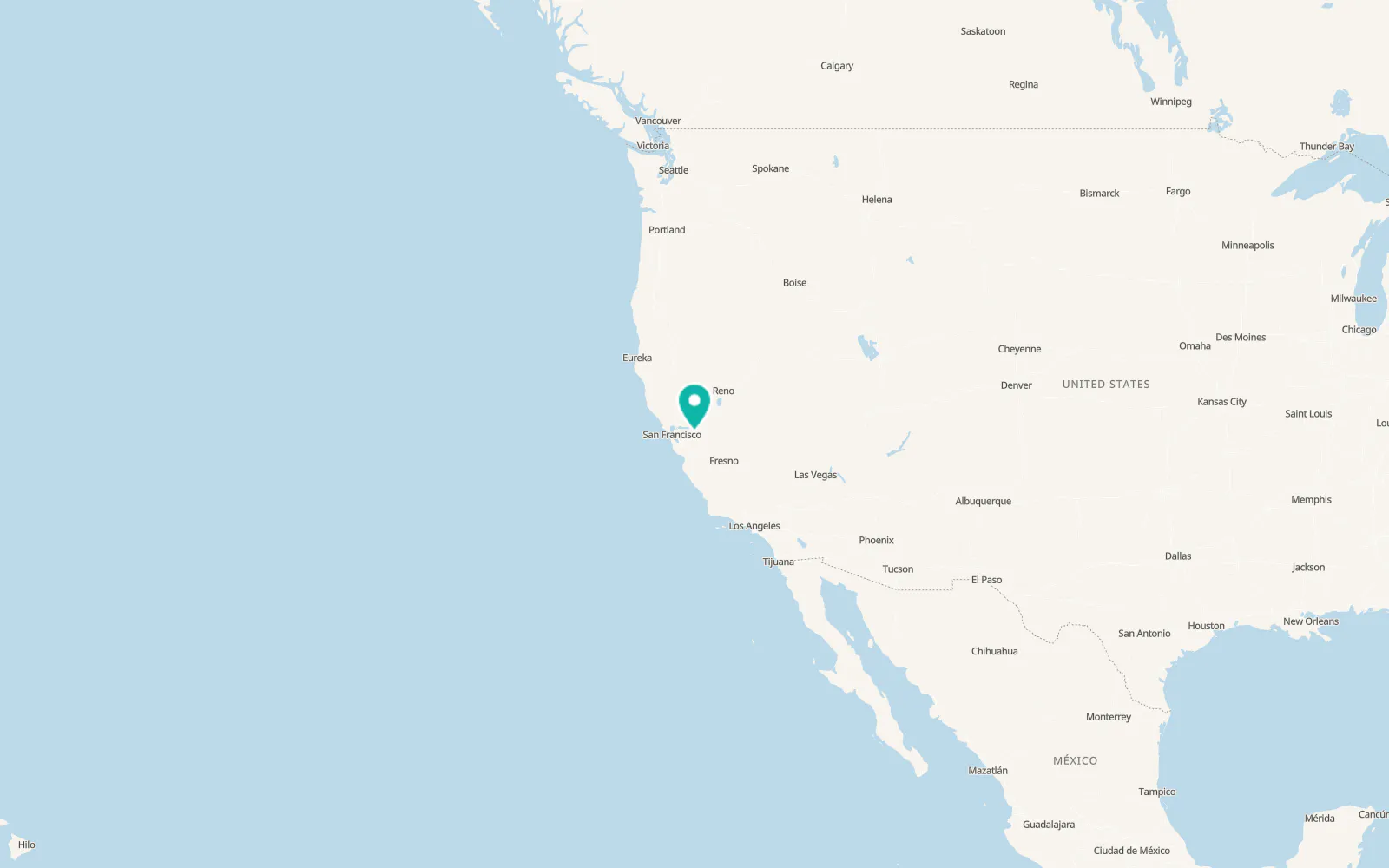 Map of Lathrop