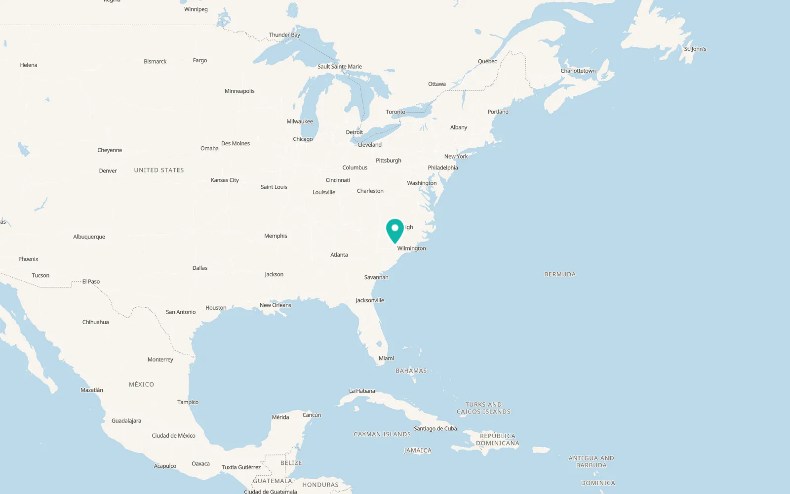 Map of Latta