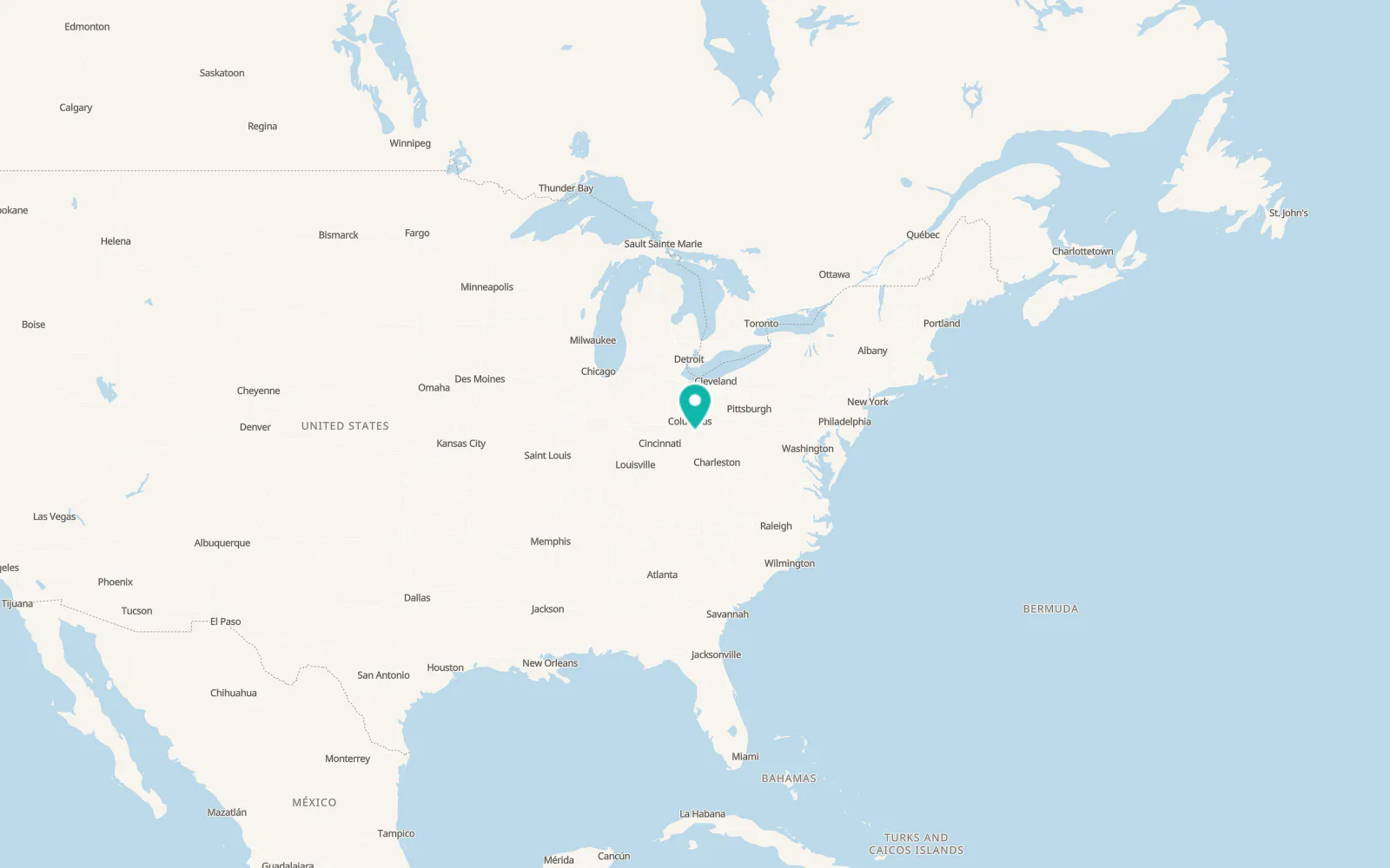 Map of Laurelville