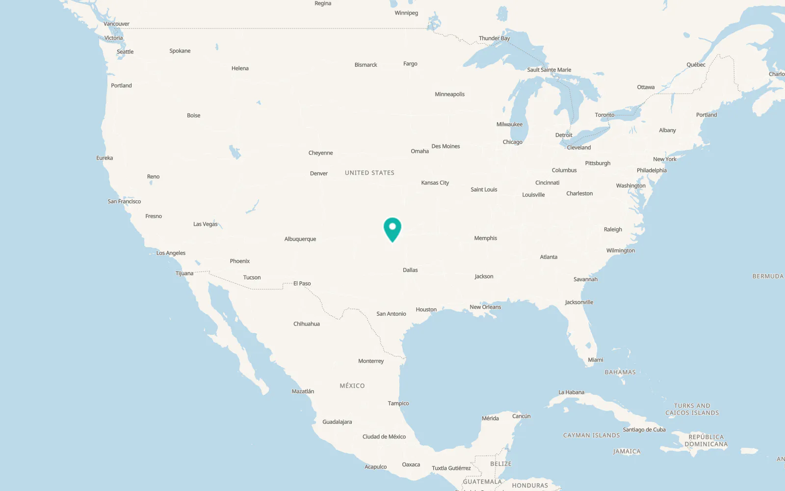 Map of Lawton