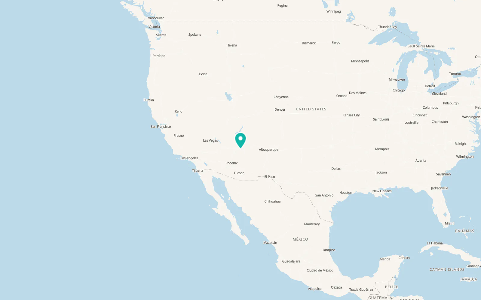 Map of LeChee