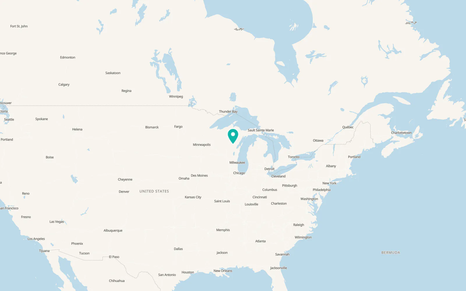 Map of Legend Lake
