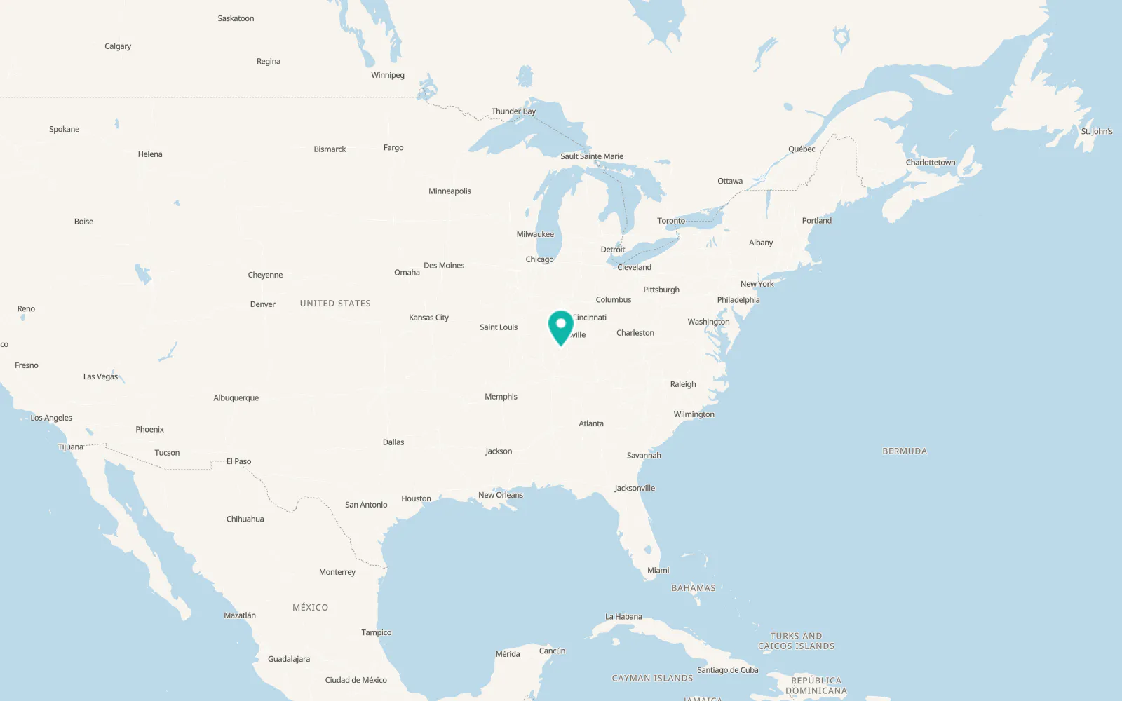 Map of Leitchfield