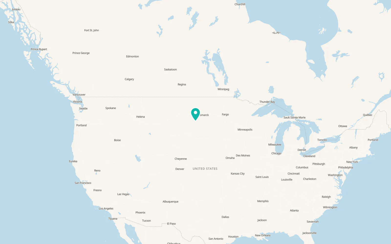 Map of Lemmon