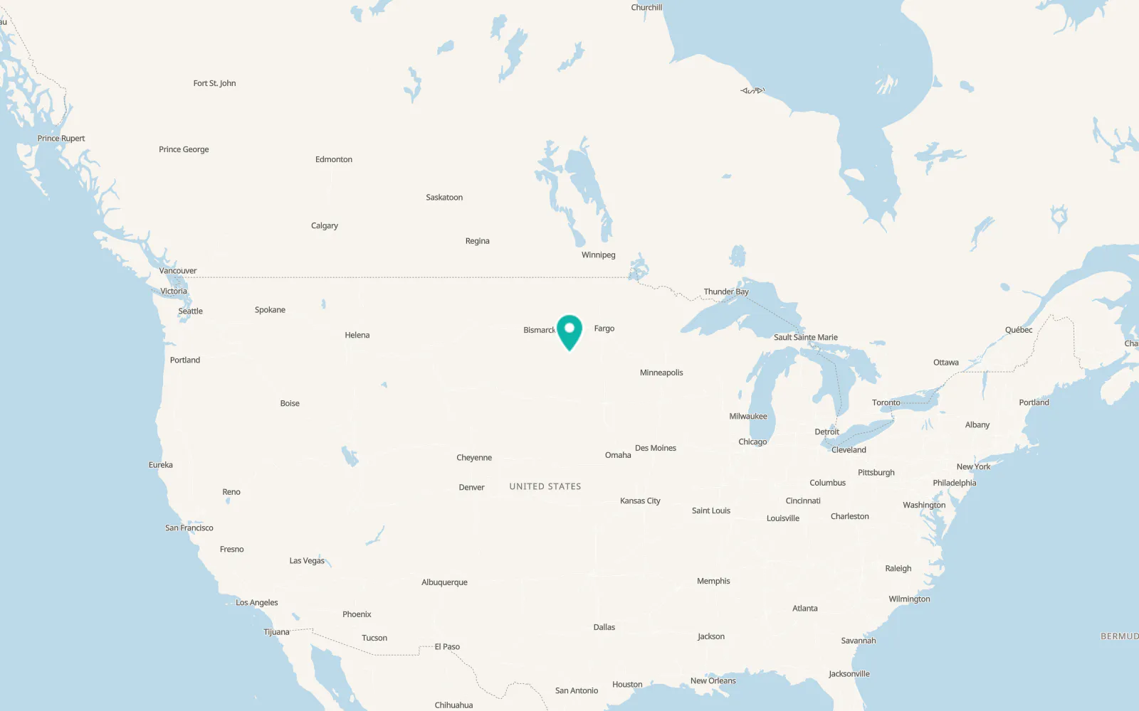 Map of Leola