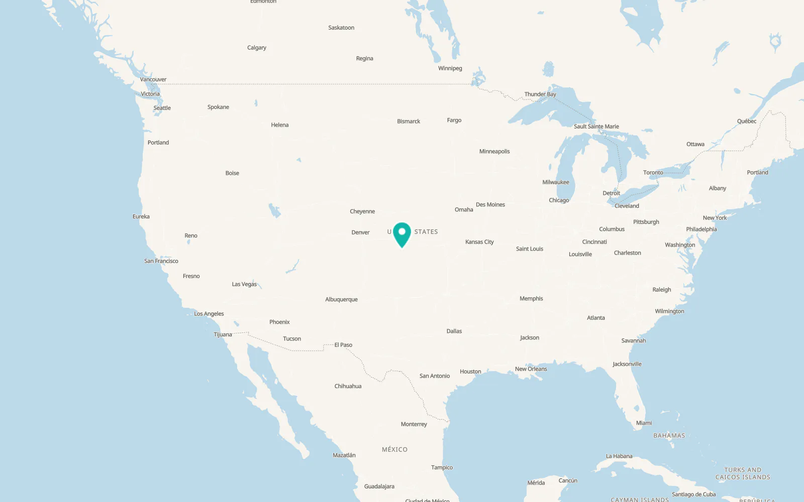 Map of Leoti