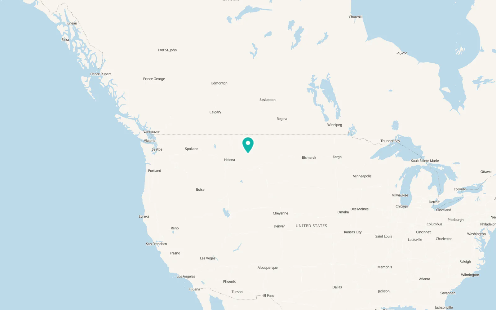 Map of Lewistown