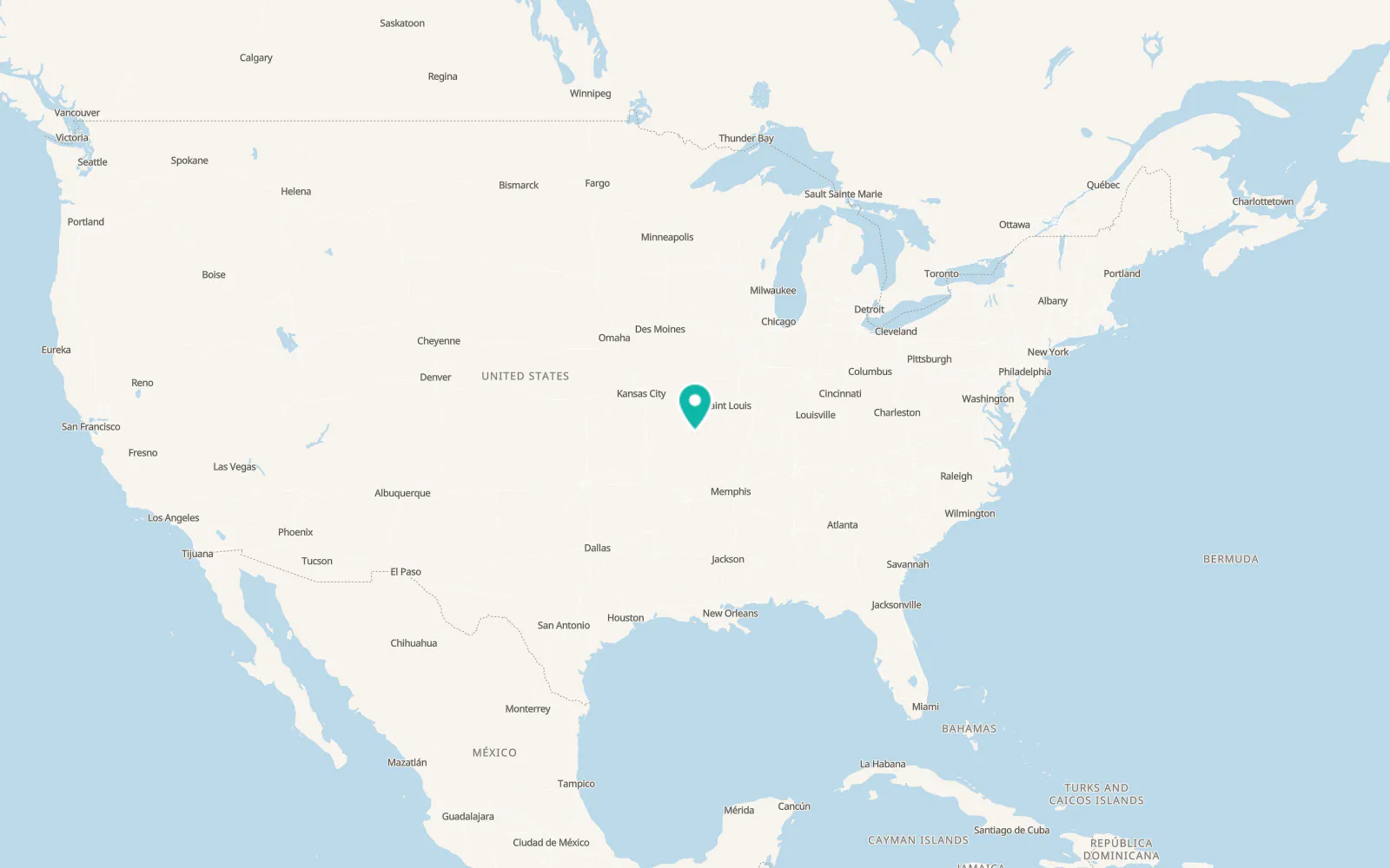 Map of Licking