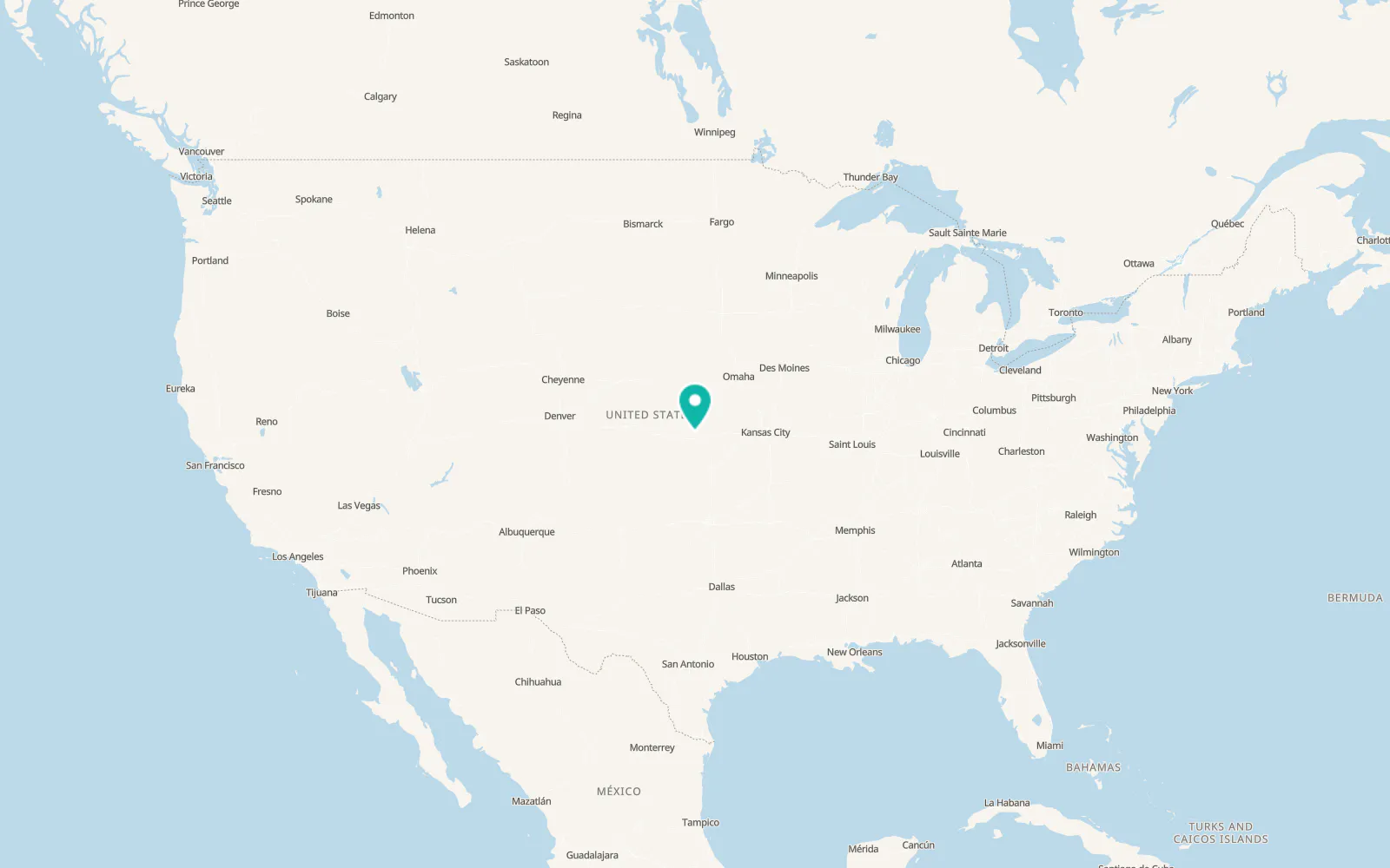 Map of Lincoln