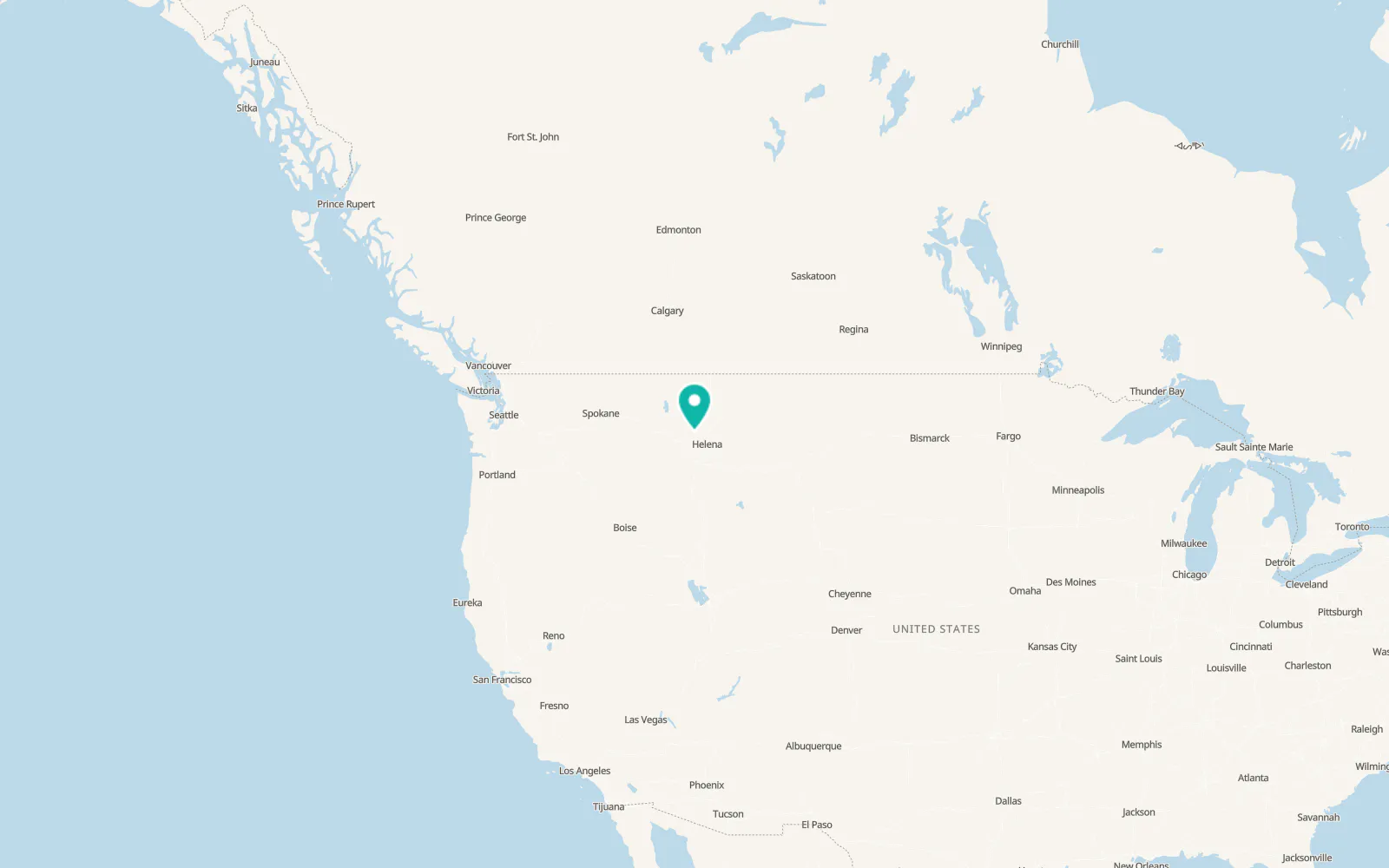 Map of Lincoln