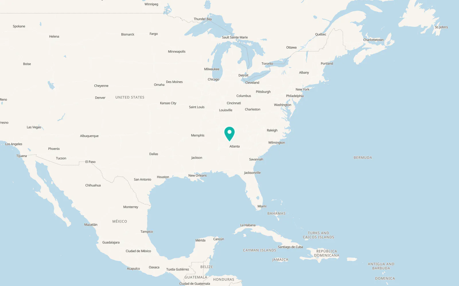Map of Lindale