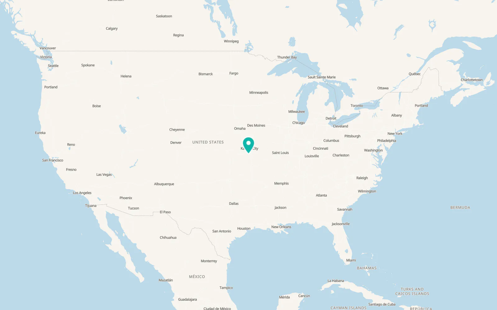 Map of Linn Valley
