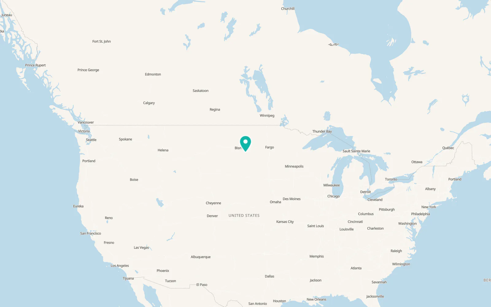 Map of Linton