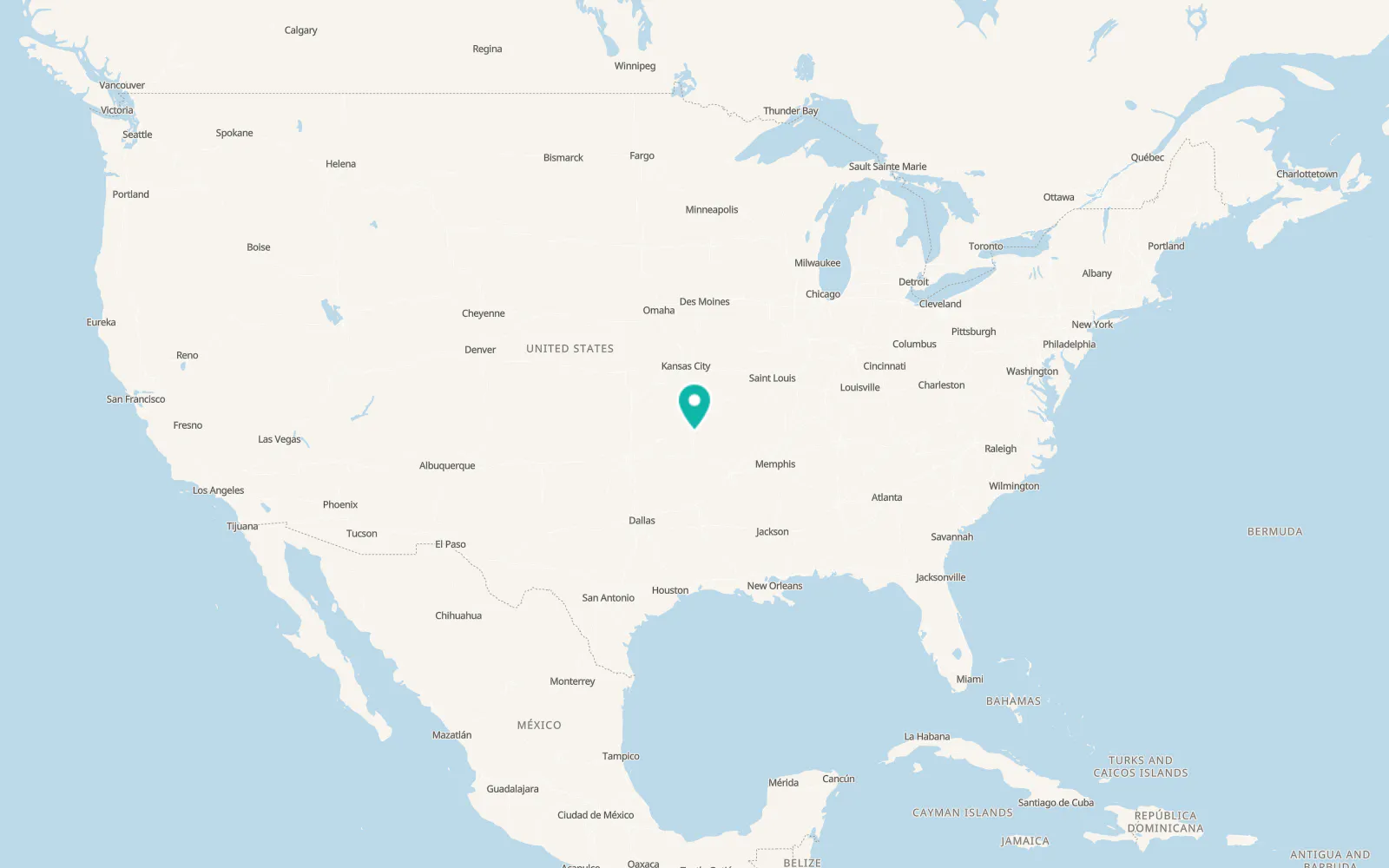 Map of Little Flock