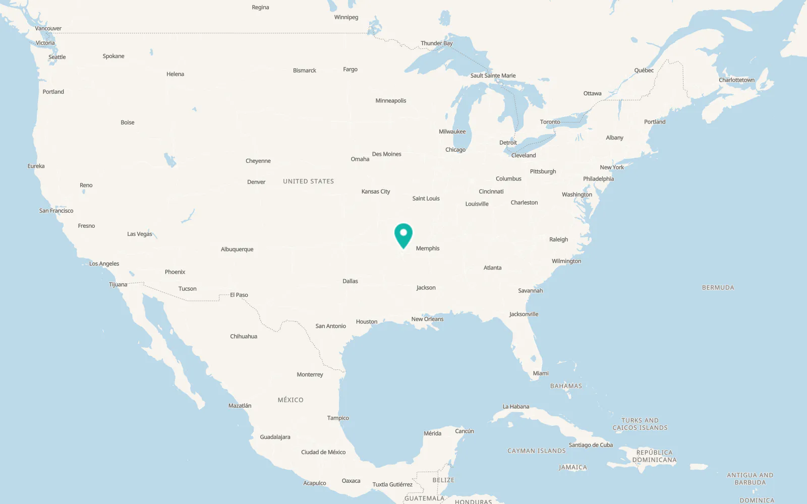 Map of Little Rock Air Force Base