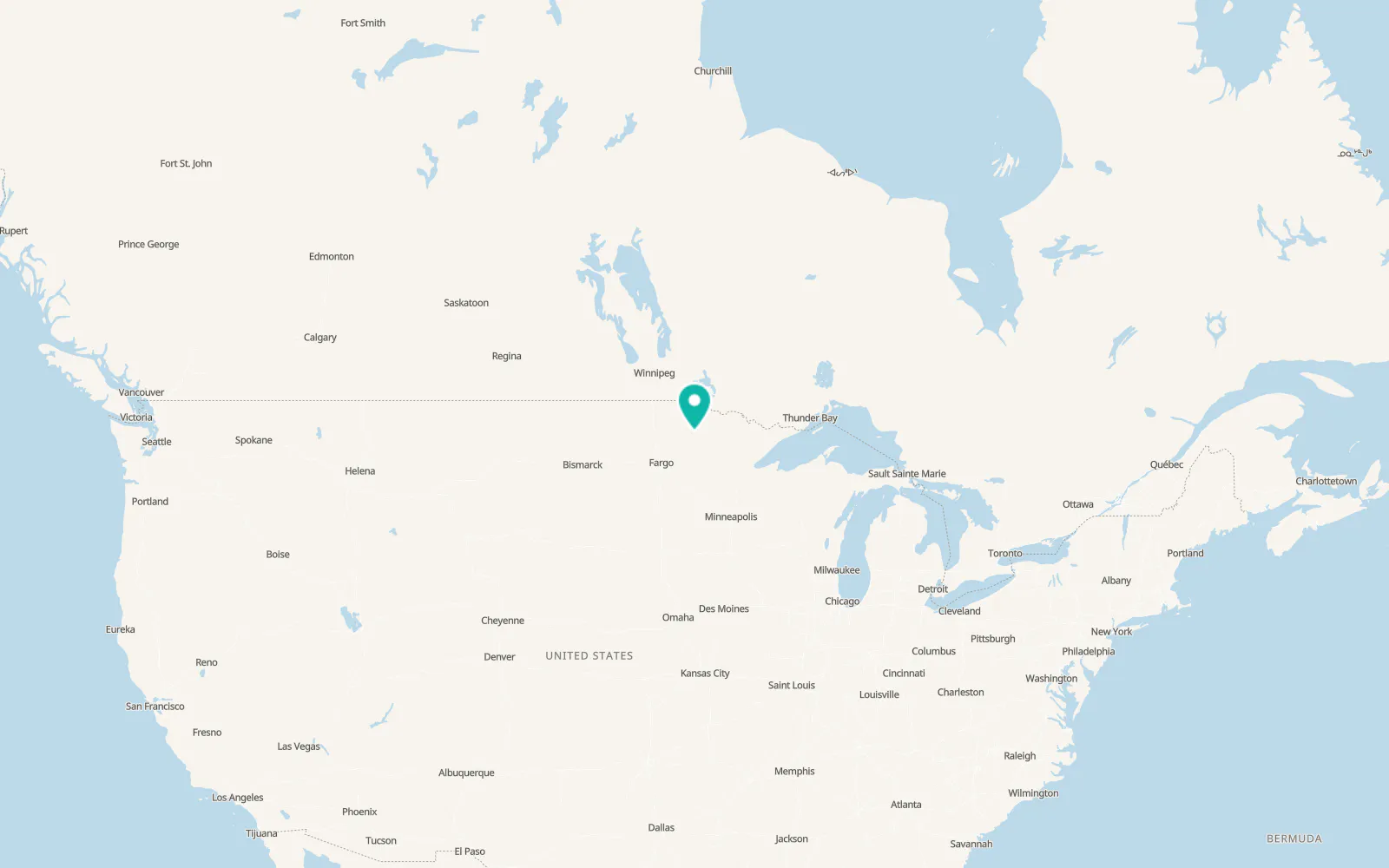 Map of Little Rock
