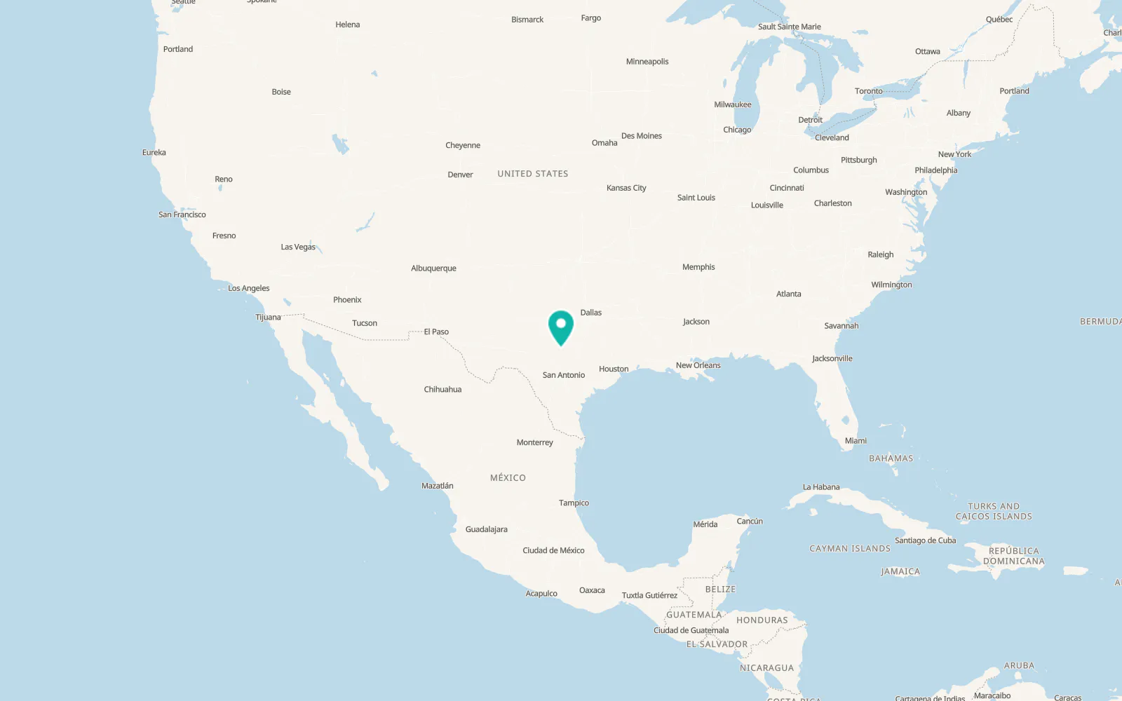 Map of Llano