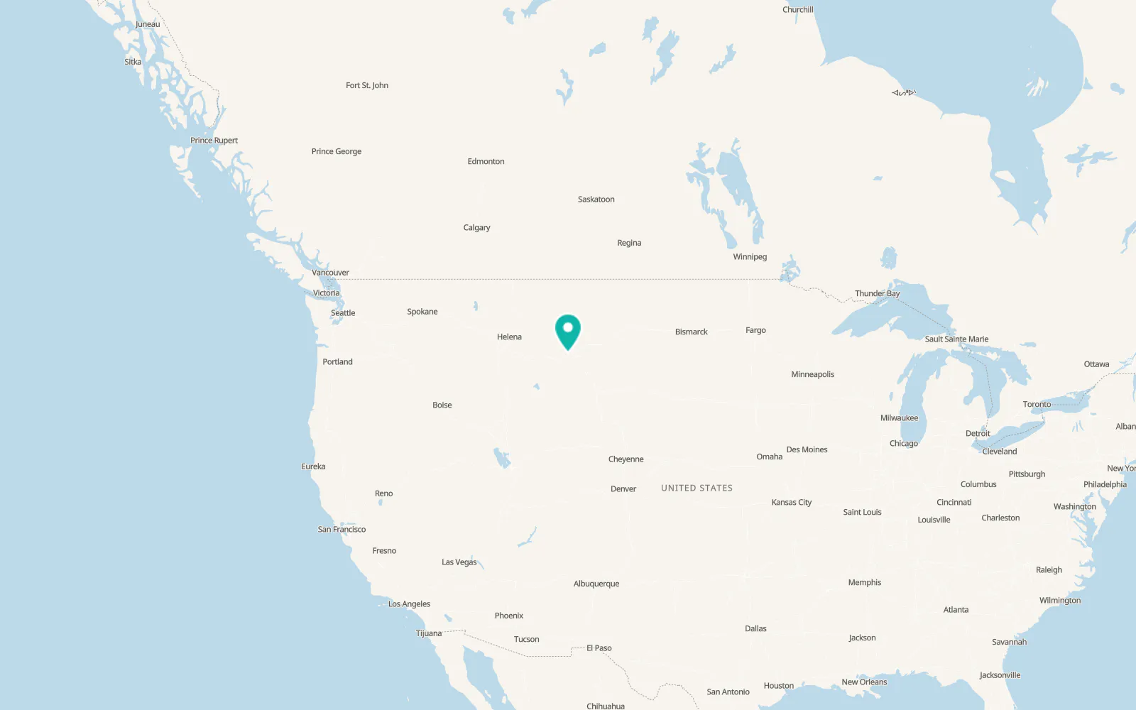 Map of Lockwood